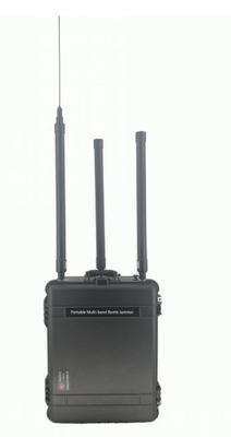 300W পোর্টেবল বোমা জ্যামার 2G-3G-CDMA800/GSM900MHz, DCS1800/CDMA1900MHz/4G-TLE